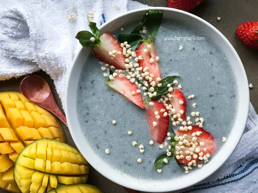 blue smoothie bowl recipe