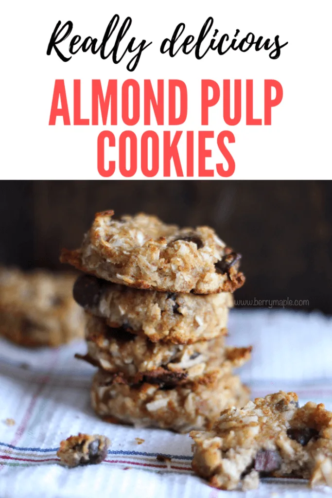 almond pulp cookies recipe