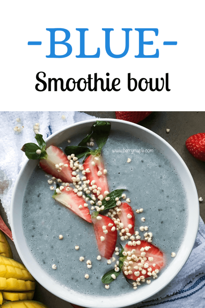 blue smoothie bowl recipe