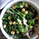 Kale chickpea salad