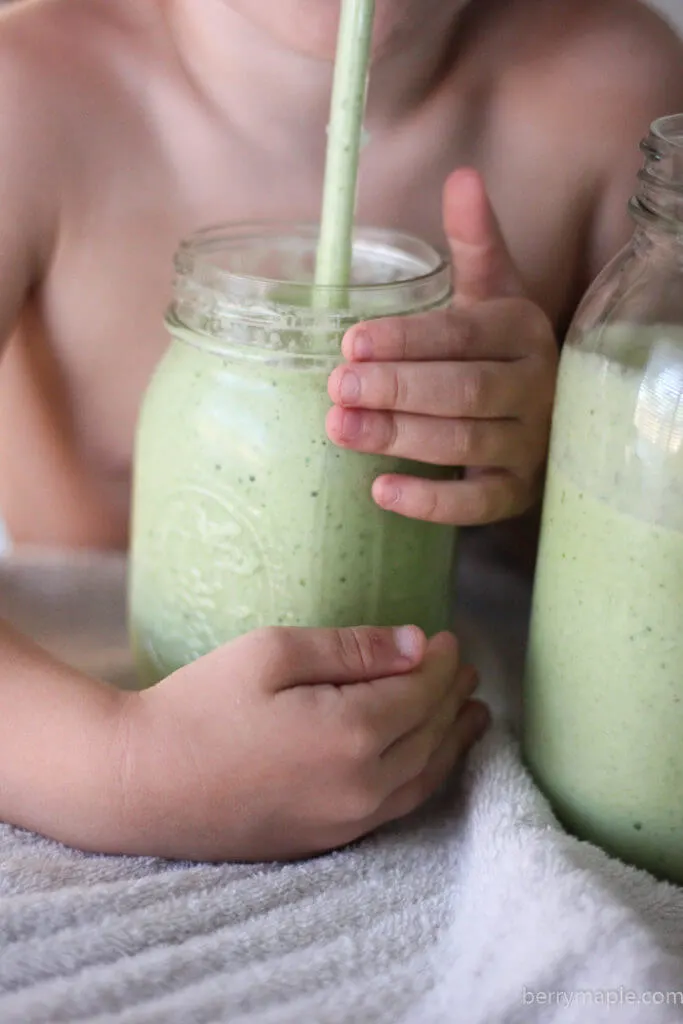matcha green superfood smoothie
