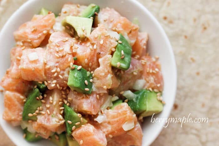 salmon ceviche