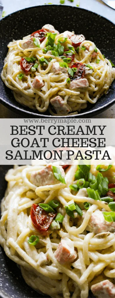 goat cheese salmon pasta recipe