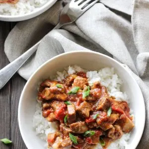 coconut milk skillet pork recipe