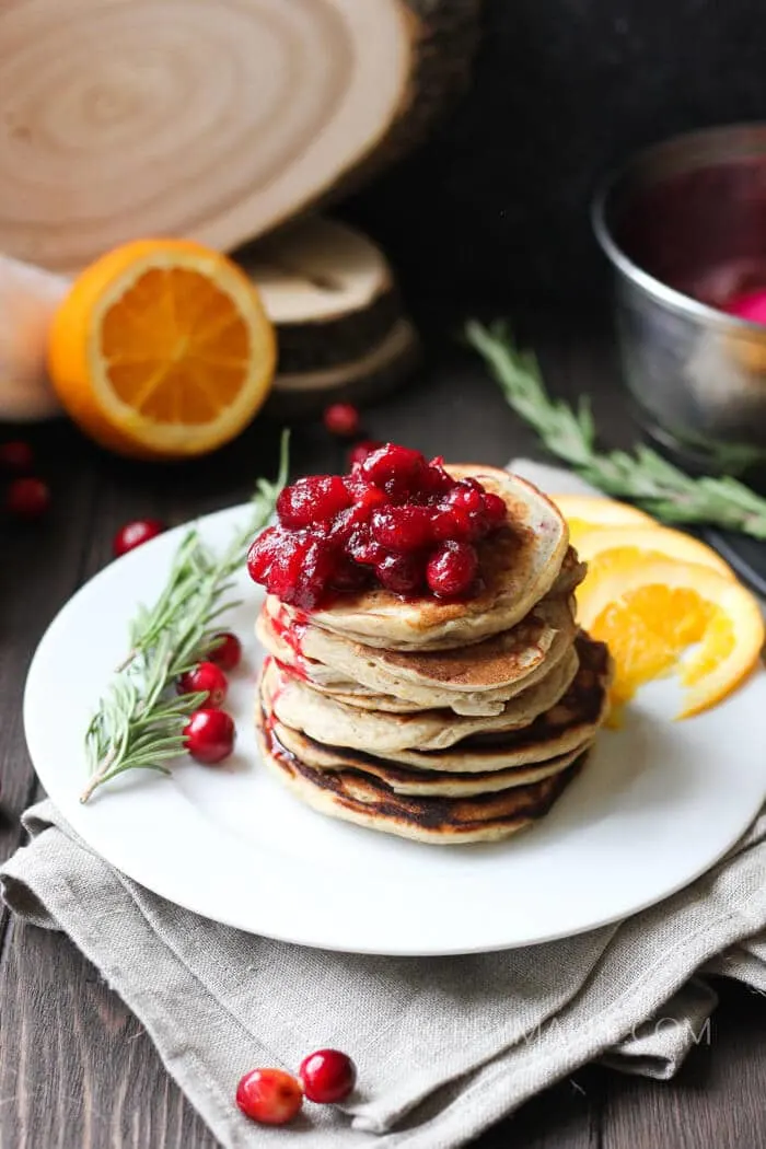 orange ricotta cranberry pancakes recipe