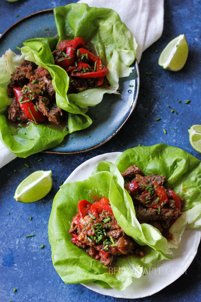 cuban beef lettuce wraps instant pot whole30