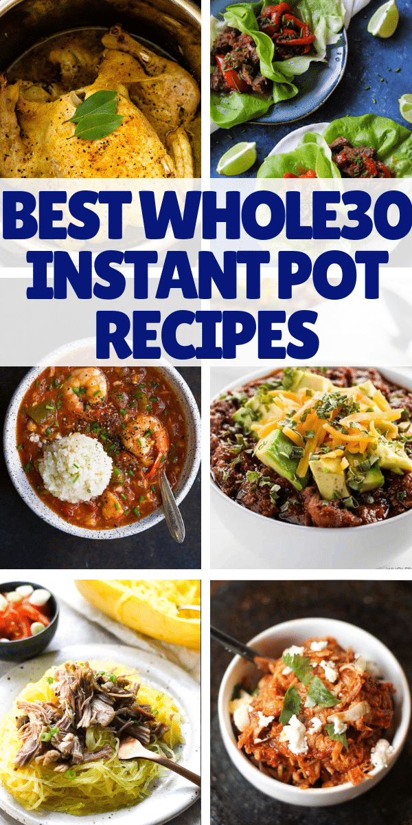 whole 30 instant pot recipes