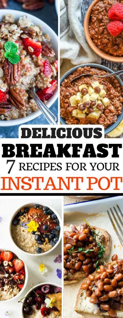 Delicious breakfast recipes for instant pot #instantpot #breakfastrecipes #breakfast #instantpotrecipes www.berrymaple.com