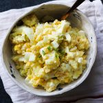 potato egg salad with corn