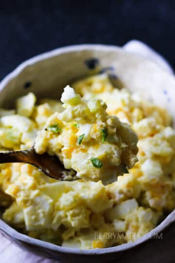 potato egg salad with corn