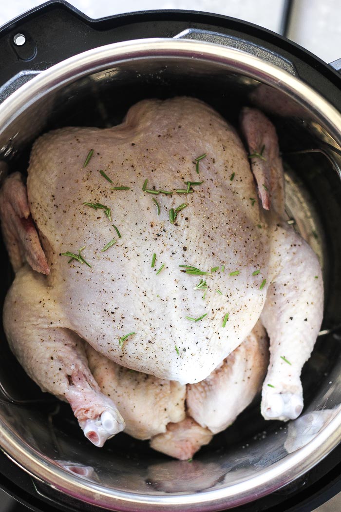 Pressure Cooker Whole Chicken (In The Instant Pot) - Low Carb Yum