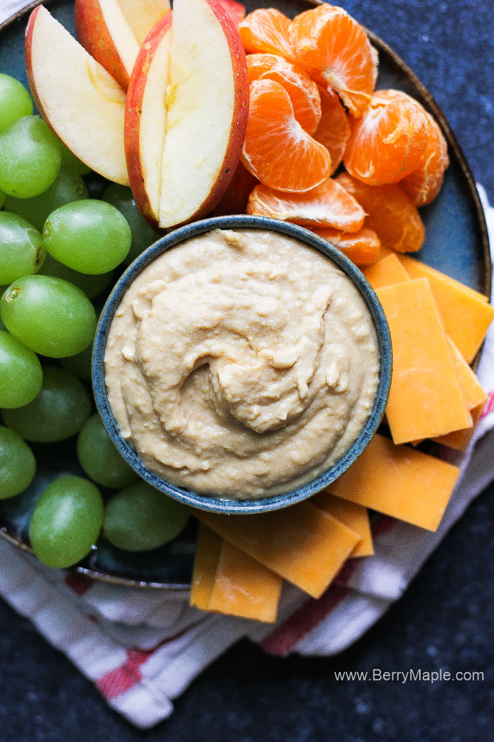 Caramel cheesecake dessert hummus Berry&Maple