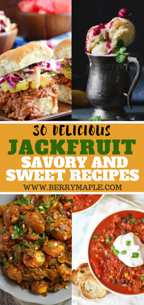 30 Delicious jackfruit savory and sweet recipes