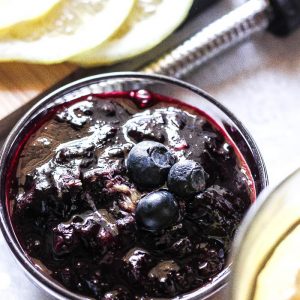 Blueberry sauce