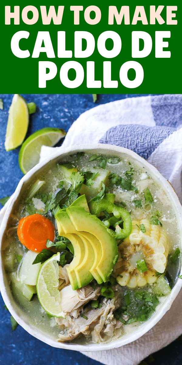 Caldo de Pollo Chicken Mexican soup recipe , full of flavor with very rich broth. Chicken thighs, corn, chayote, zucchinis and more vegetables #chickensoup #mexican #mexicansoup #caldo #caldodepollo #caldoderes #caldodepollo Caldo de Pollo