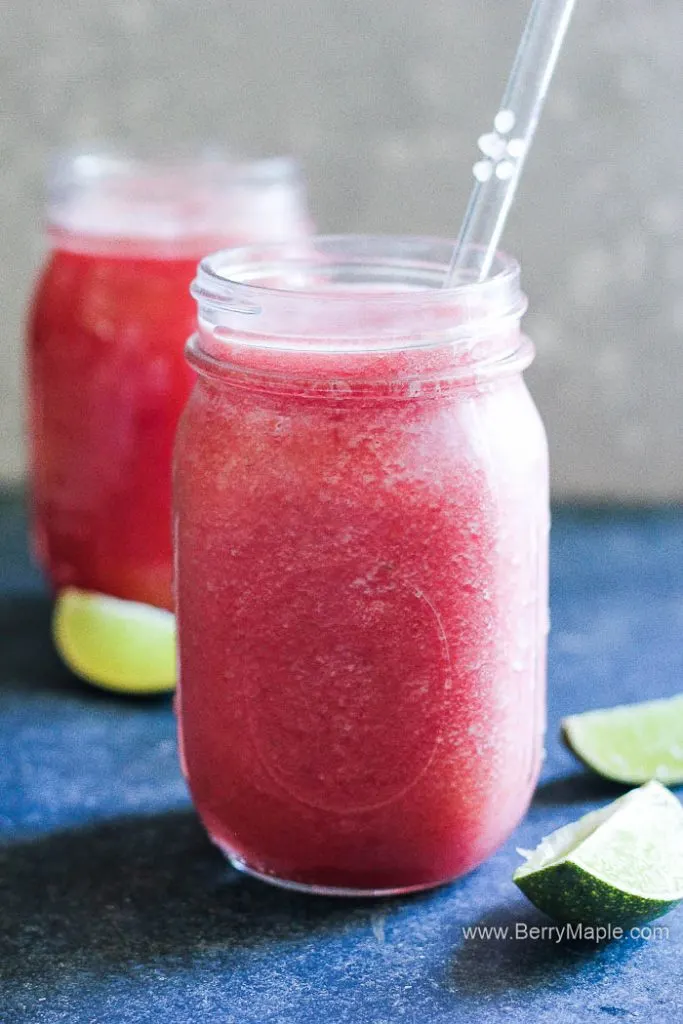 Watermelon strawberry smoothie