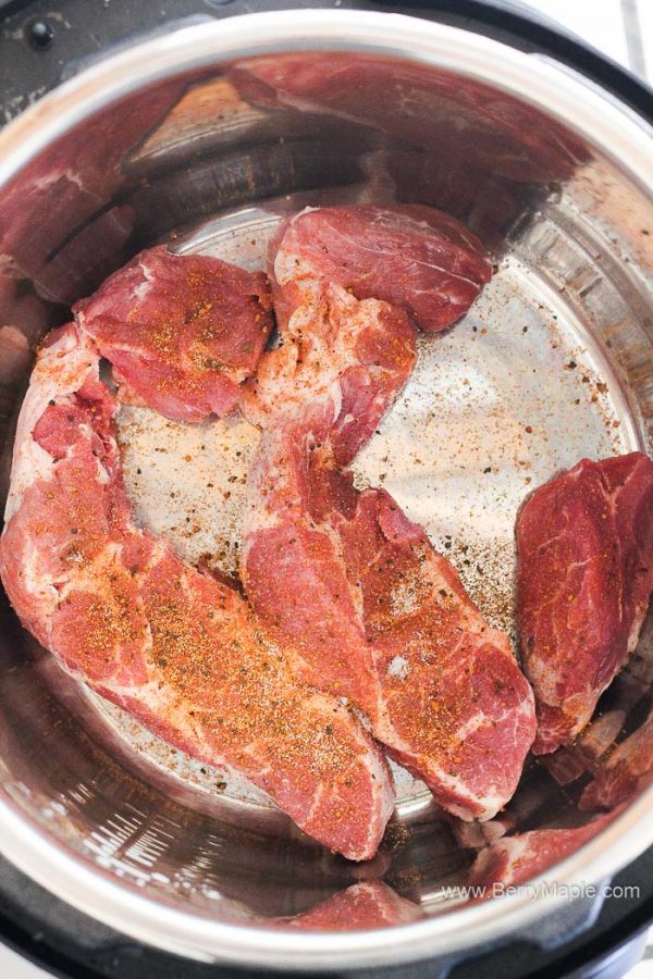 Pork Internal Temperature Berry&Maple