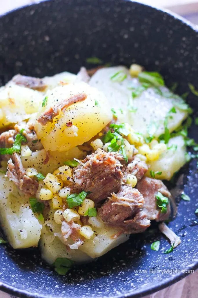 pork and potatoes