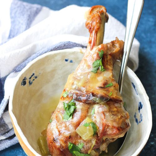 Instant Pot turkey legs with gravy