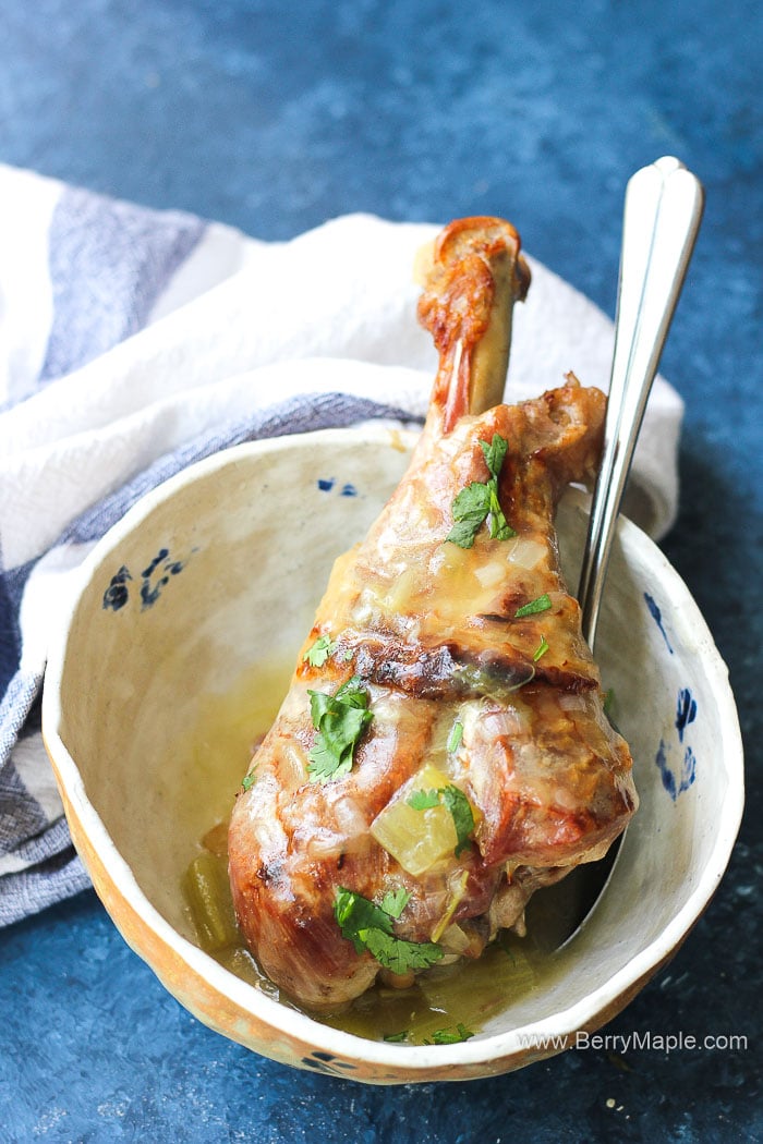 Turkey wings and online rice in pressure cooker