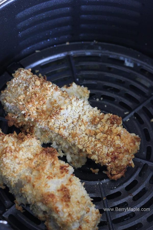 Air Fryer fish and chips Berry&Maple