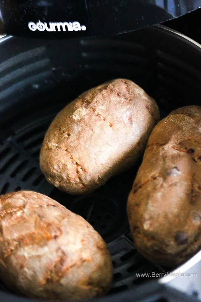 Air Fryer Baked Potato {Fully Loaded!} - The Girl on Bloor