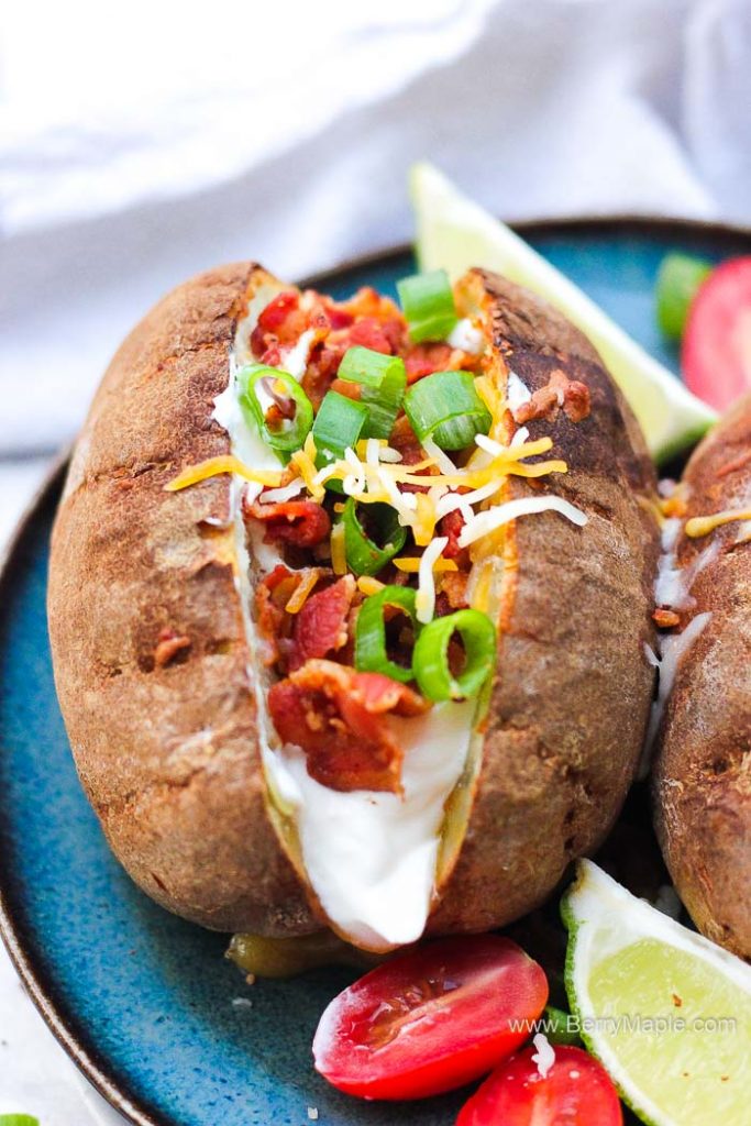 big baked loaded potato