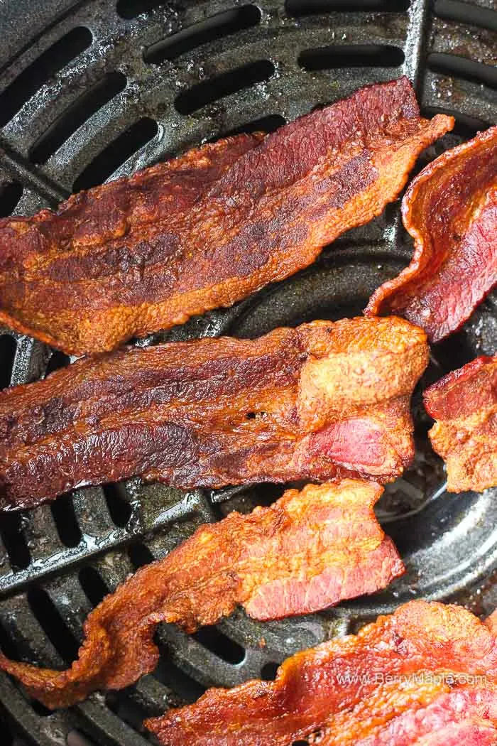 crispy baconi in air fryer