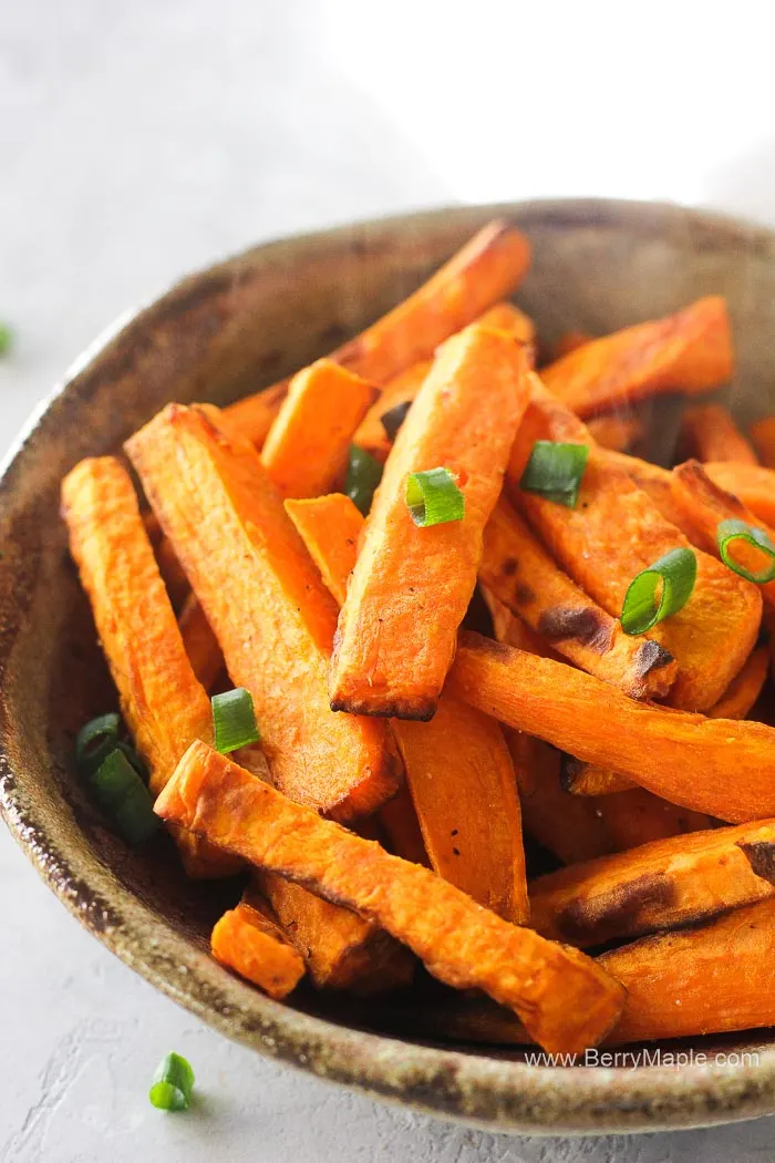 a bowl with sweet potato fries