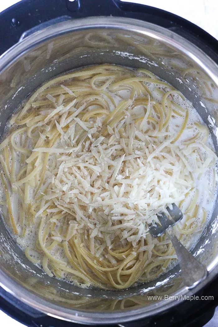 pasta with parmesan in instant pot