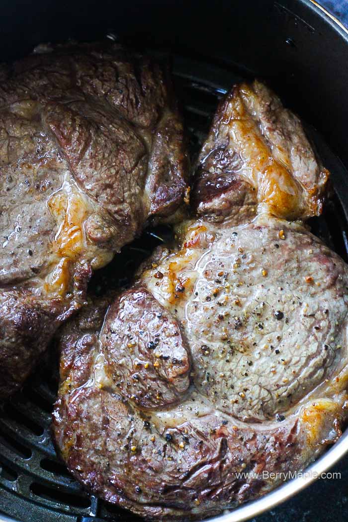 air fryer rib eye steaks