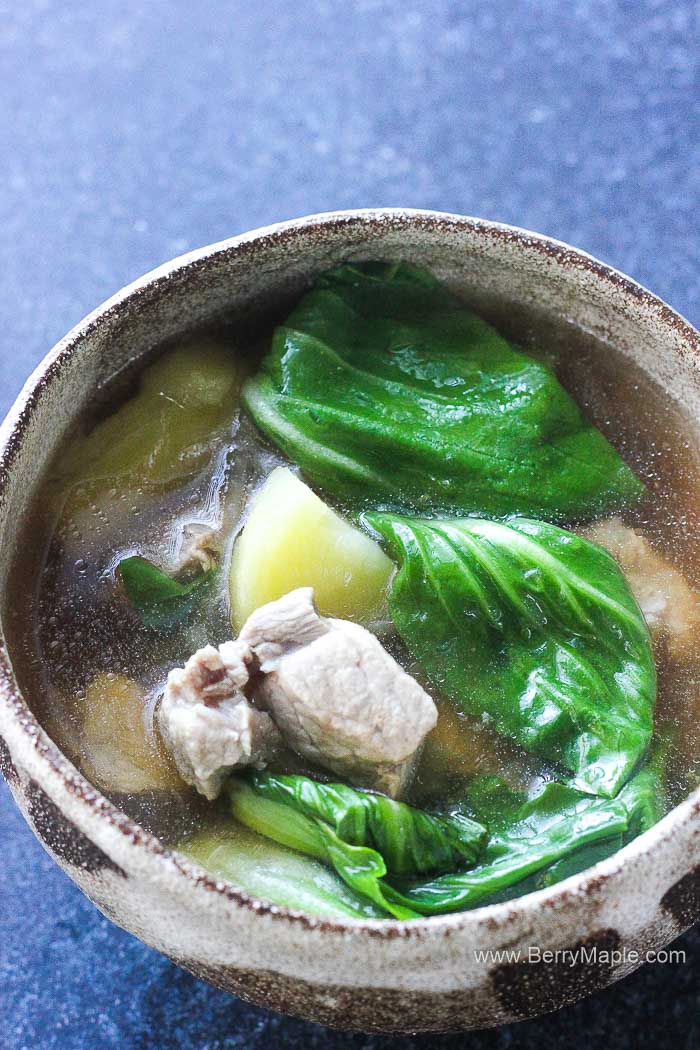 Nilagang Baboy Filipino Pork Soup Video Berryandmaple