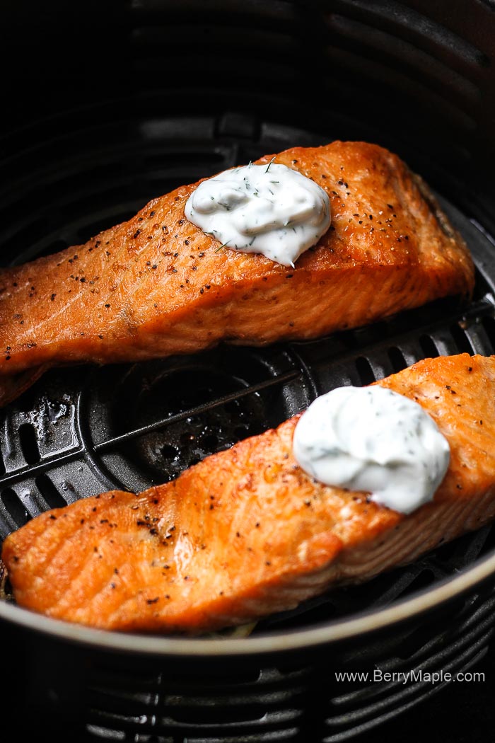 salmon fillets in air fryer