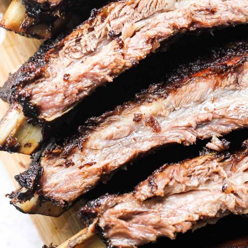 Perfectly smoked beef ribs - Berry&Maple