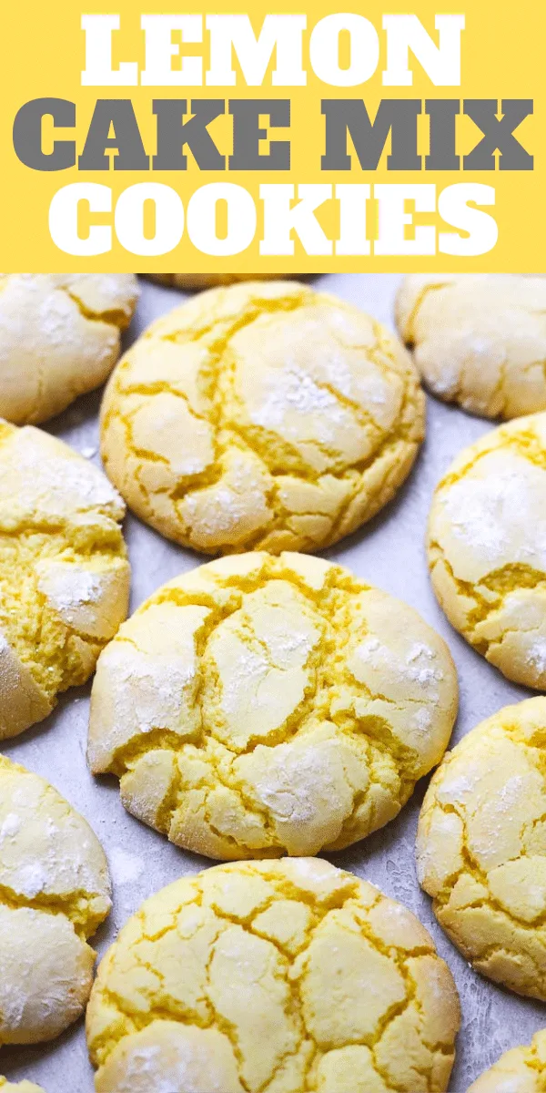 lemon cake mix cookies 