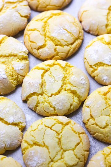 Cake mix lemon cookies recipe - Berry&Maple