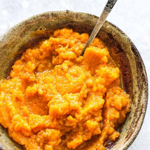 Instant pot mashed butternut squash - Berry&Maple