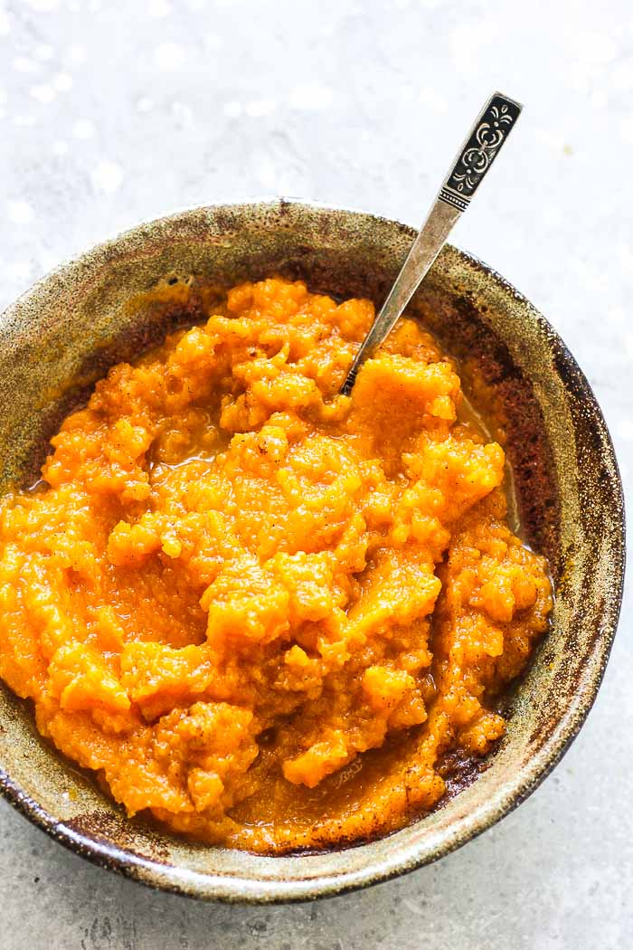 Instant pot mashed butternut squash - Berry&Maple