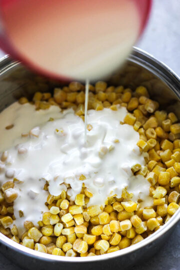 Easy creamed corn recipe - Berry&Maple