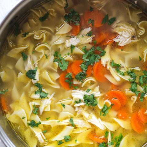 Leftover turkey soup - Berry&Maple