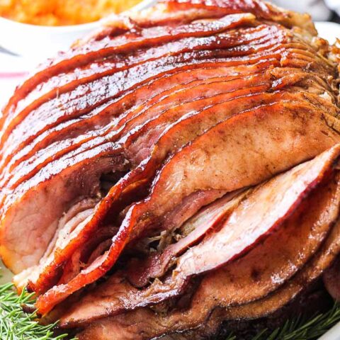 Crock pot brown sugar pineapple spiral ham - Berry&Maple