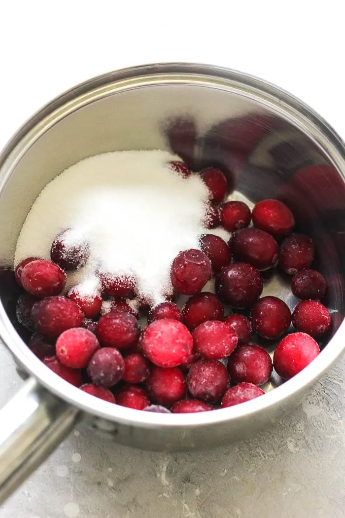 cranberries with sugar