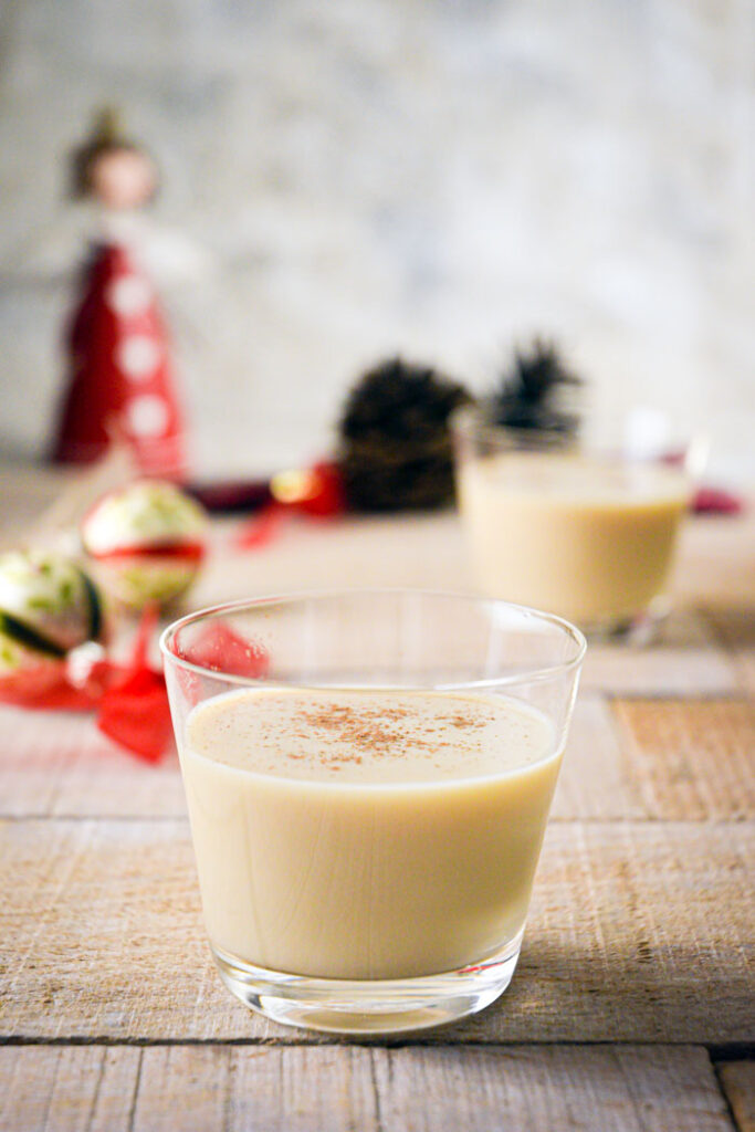 Bourbon eggnog cocktail recipe - Berry&Maple