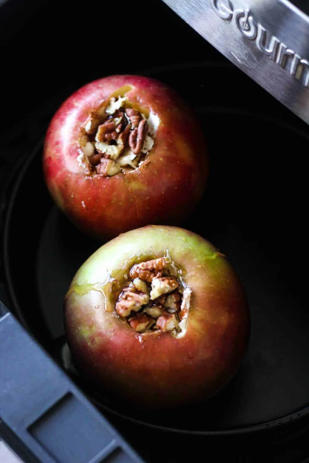 raw apples in air fryer
