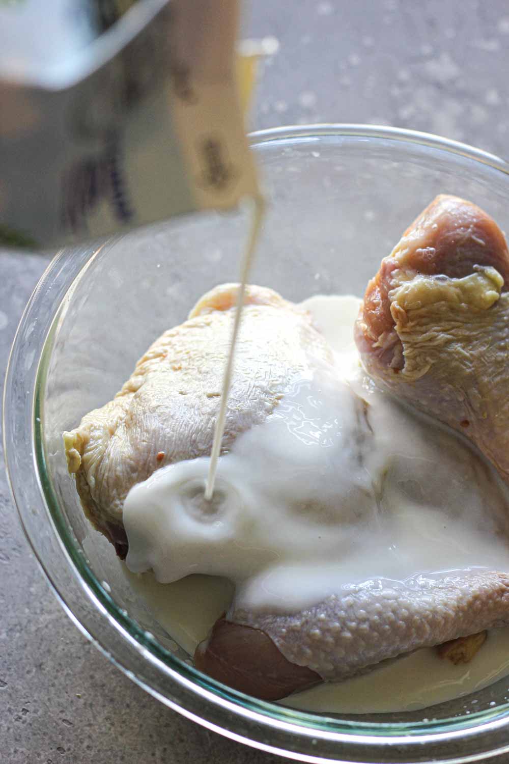 Air fryer buttermilk fried chicken Berry&Maple