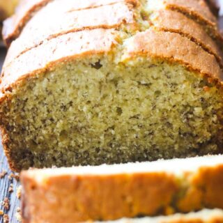 banana bread close shot