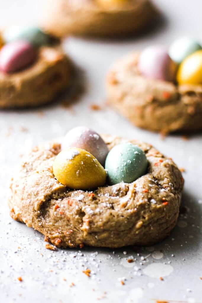 cookies with candies on top