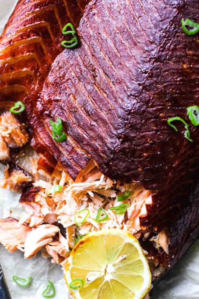Traeger smoked salmon - Berry&Maple