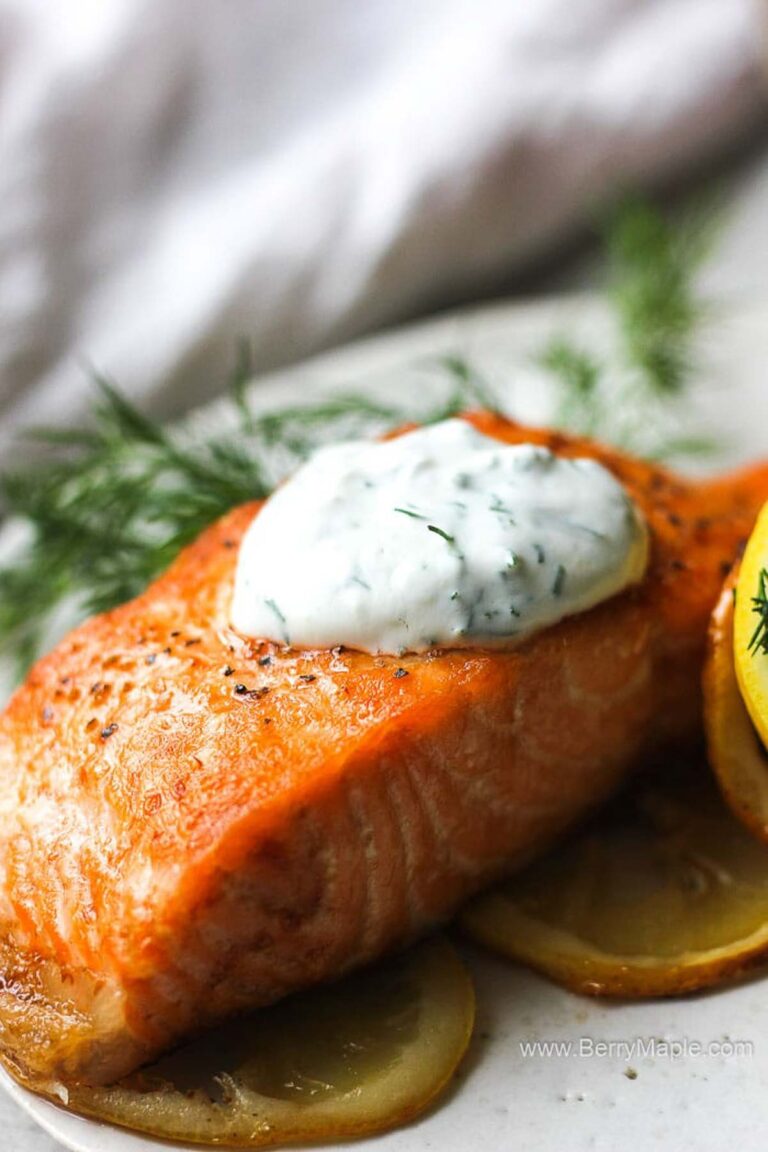 Perfect Air Fryer Salmon fillets (video!) Berry&Maple