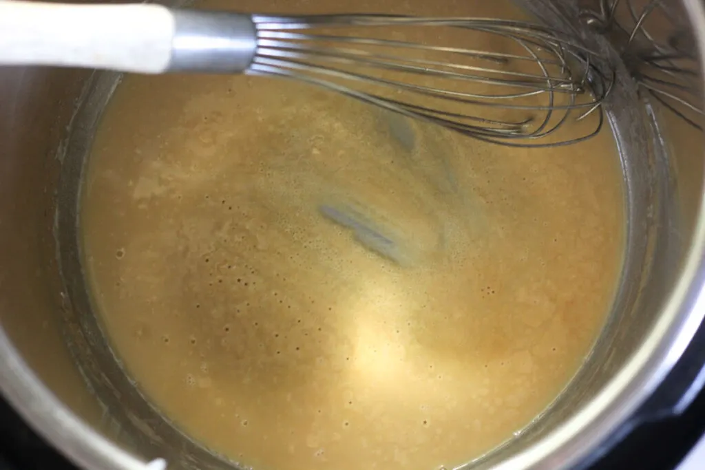 making roux in pressure cooker inner pot